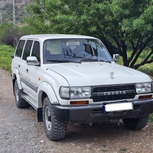 تویوتا لندکروز fj80 _ مدل 1990